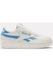 Reebok Skórzane sneakersy "Club C Double Revenge" w kolorze błękitno-szarym rozmiar: 41. Niebieskie trampki Reebok, bez wzorów, z materiału, bez zapięcia. Za 259.74 zł.