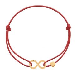 Bransoletka Stella. Czerwone bransoletki Lilou, pozłacane. Za 178.00 zł.