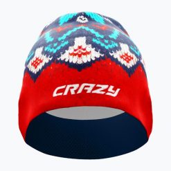 Czapka do biegania damska Crazy Spire. Czerwone czapki Crazy, bez wzorów, z materiału. Za 169.99 zł.