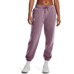 Spodnie Under Armour Essential Fleece Joggers, Kobiety. Fioletowe spodnie sportowe Nike, bez wzorów, z dresówki, do biegania. Za 290.00 zł.