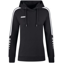 Bluza z kapturem Jako Power. Czarne bluzy JAKO, na zimę, bez wzorów, z bawełny, z kapturem. Za 369.00 zł.