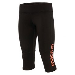 Damskie legginsy 3/4 Macron Seine. Czarne legginsy Macron, bez wzorów. Za 237.00 zł.