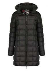 Geographical Norway Płaszcz pikowany "Babette" w kolorze czarnym rozmiar: onesize. Czarne płaszcze Geographical Norway, bez wzorów, bez kaptura. Za 250.94 zł.