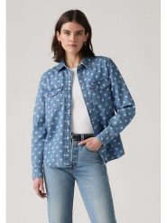 Levi's Koszula dżinsowa w kolorze niebieskim rozmiar: S. Niebieskie koszule Levi's®, s, bez wzorów, z bawełny, bez kołnierzyka, bez ramiączek. Za 157.35 zł.