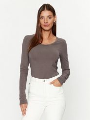 ONLY Bluzka 15204712 Szary Stretch Fit. Szare bluzki Only, xs, bez wzorów, z bawełny, bez kołnierzyka, bez ramiączek. Za 79.99 zł.