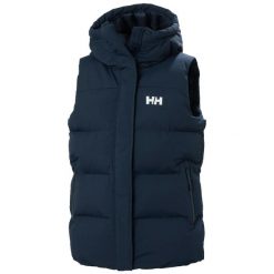 Damski kardigan puchowy Helly Hansen Adore. Niebieskie kardigany Helly Hansen, m, bez wzorów, z polaru. Za 899.75 zł.
