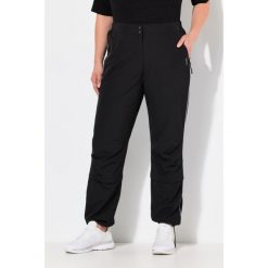 Damskie Spodnie funkcyjne hydrofobowy powerstretch gumka w pasie. Czarne spodnie dresowe Ulla Popken, plus size, bez wzorów, z elastanu. Za 294.99 zł.