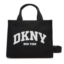 Torebka DKNY. Czarne torebki klasyczne DKNY, bez wzorów, bez dodatków. Za 529.99 zł.