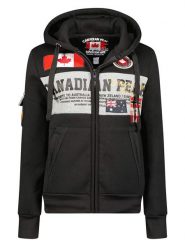 Canadian Peak Bluza "Fipeak" w kolorze czarnym rozmiar: M. Czarne bluzy Canadian Peak, m, z aplikacjami, bez kaptura. Za 113.99 zł.