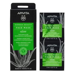 Apivita Express Beauty – odświeżający z aloesem Maseczki nawilżające 16 ml. Maseczki apivita. Za 75.69 zł.