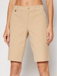 Lauren Ralph Lauren Szorty materiałowe 200661653009 Beżowy Regular Fit. Brązowe szorty Lauren Ralph Lauren, bez wzorów, z materiału. Za 539.99 zł.
