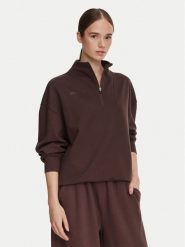 Kappa Bluza 372664W Brązowy Oversize. Brązowe bluzy Kappa, m, bez wzorów, z bawełny, bez kaptura. Za 179.99 zł.