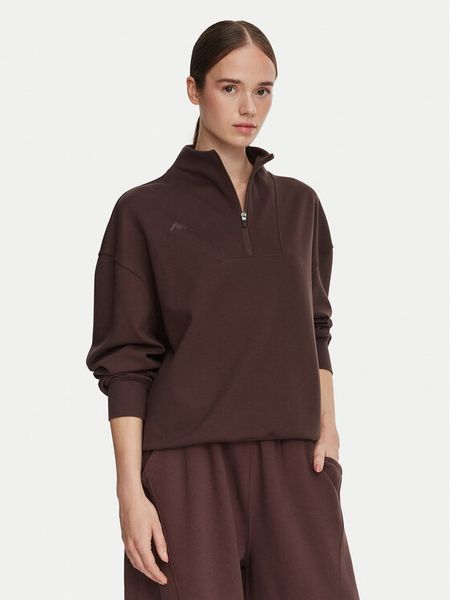 Kappa Bluza 372664W Brązowy Oversize. Brązowe bluzy Kappa, m, bez wzorów, z syntetyku, bez kaptura. Za 179.99 zł.