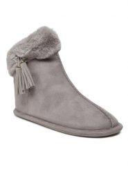 Ted Baker Kapcie 245994 Szary. Szare obuwie domowe Ted Baker, bez wzorów, z materiału, bez zapięcia. Za 199.99 zł.