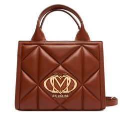 Torebka LOVE MOSCHINO. Brązowe torebki klasyczne Love Moschino, bez wzorów, bez dodatków. Za 1,039.00 zł.