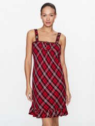 Lauren Ralph Lauren Koszula nocna ILN22282 Czerwony Regular Fit. Czerwone koszule nocne Lauren Ralph Lauren, s, bez wzorów, z wiskozy, bez ramiączek. Za 619.99 zł.