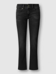 Pepe Jeans Dżinsy "Venus" - Slim fit - w kolorze czarnym rozmiar: W28/L32. Czarne jeansy Pepe Jeans, l, z aplikacjami. Za 259.95 zł.