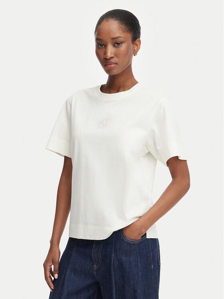 BOSS T-Shirt Elpha 50567045 Beżowy Regular Fit. Brązowe t-shirty Boss, m, bez wzorów, z bawełny, bez kołnierzyka, bez ramiączek. Za 384.99 zł.