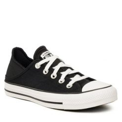 Trampki Converse. Czarne trampki Converse, bez wzorów, bez zapięcia. Za 189.99 zł.