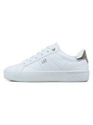 GAP Sneakersy "Tyler" w kolorze białym rozmiar: 37. Białe trampki GAP, bez wzorów, bez zapięcia. Za 122.96 zł.