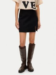 Vero Moda Spódnica jeansowa Nelly 10311322 Czarny Regular Fit. Czarne spódnice Vero Moda, m, bez wzorów, z bawełny. Za 119.99 zł.