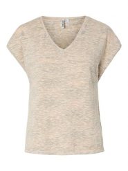 Pieces Sweter w kolorze beżowym rozmiar: L. Brązowe swetry Pieces, l, bez wzorów, bez ramiączek. Za 88.02 zł.