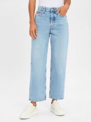 Tommy Jeans Dżinsy proste - Layla Kobiety Bawełna niebieski, 28-30. Niebieskie jeansy Tommy Jeans, bez wzorów. Za 329.95 zł.