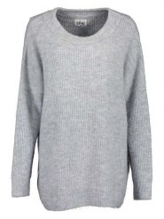 Blue Seven Sweter w kolorze jasnoszarym rozmiar: 36. Szare swetry Blue Seven, bez wzorów, ze splotem, bez ramiączek. Za 65.85 zł.
