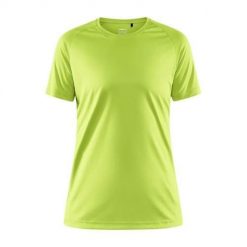 Koszulka sportowa damska Craft Core Unify. Zielone koszulki sportowe Craft, bez wzorów, z poliesteru, bez ramiączek. Za 242.00 zł.