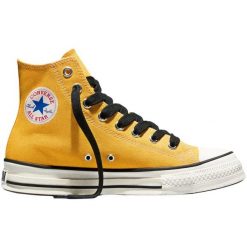 Buty sportowe Converse Chuck Taylor Throwback. Żółte obuwie sportowe Converse, bez wzorów, bez zapięcia. Za 590.00 zł.