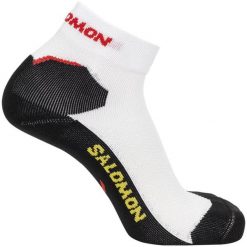 Skarpety sportowe do biegania Salomon Speedcross Ankle. Białe skarpety Salomon, bez wzorów. Za 29.90 zł.