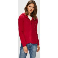 Columbia - Bluza. Czerwone bluzy Columbia, s, bez wzorów, z dzianiny, z kapturem. W wyprzedaży za 299.90 zł.