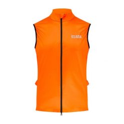 Damski Gilet Kolarski – Pomarańczowy. Brązowe kurtki sportowe KEADA SPORTS, l, bez wzorów, bez kaptura, rowerowe. Za 332.00 zł.