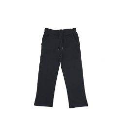 Bluza z bawełna z sznurek regulacyjny na co dzień. Czarne spodnie materiałowe LEONE 1947 APPAREL, na co dzień, bez wzorów, z bawełny. W wyprzedaży za 79.36 zł.