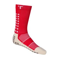 Skarpety piłkarskie TRUsox Mid-Calf Thin. Czerwone skarpety TRUSOX, bez wzorów. Za 149.99 zł.