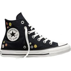 Buty sportowe Converse Chuck Taylor All Star. Czarne obuwie sportowe Converse, bez wzorów, bez zapięcia. Za 590.00 zł.