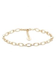 U.S. Polo Assn. Pozłacana bransoletka z kamieniami ozdobnymi rozmiar: onesize. Żółte bransoletki U.S. Polo Assn., metalowe. Za 82.99 zł.