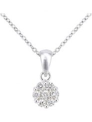 Revoni Złoty naszyjnik z diamentową zawieszką - dł. 46 cm rozmiar: onesize. Szare naszyjniki Revoni, z diamentem, złote. Za 1,304.99 zł.