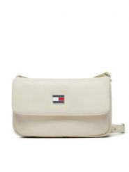 Tommy Jeans Torebka AW0AW16978 Écru. Listonoszki Tommy Jeans, bez wzorów, z jeansu, bez dodatków. Za 219.99 zł.