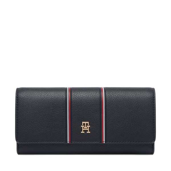 Portfel Tommy Hilfiger. Niebieskie portfele TOMMY HILFIGER, bez wzorów. Za 329.99 zł.