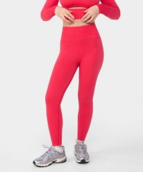 Legginsy bezszwowe dla kobiet na siłownię Carpatree Dopamine Buzz. Brązowe legginsy Carpatree, s, bez wzorów, z elastanu, z podwyższonym stanem. Za 159.99 zł.