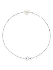 Pearl Addict Srebrna bransoletka z perłą rozmiar: onesize. Białe bransoletki Pearl Addict, z perłą, srebrne. Za 130.99 zł.