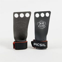 Skórki gimnastyczne do cross trainingu Picsil RX Grips z otworami. Brązowe rękawiczki PICSIL, bez wzorów, ze skóry, sportowe. Za 149.99 zł.