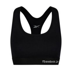 Sportowy Top Damski Steffi. Czarne koszulki sportowe Reebok, bez wzorów, bez ramiączek. Za 174.99 zł.