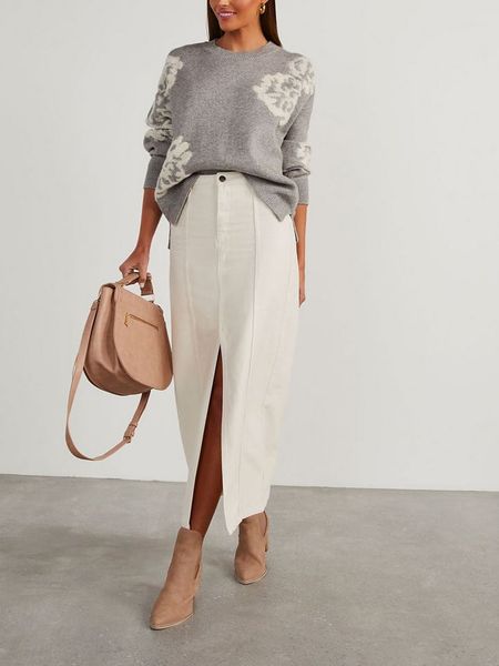 LA Angels Sweter w kolorze szarym rozmiar: M. Szare swetry LA Angels, m, bez wzorów, bez ramiączek. Za 182.29 zł.