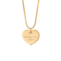 Naszyjnik Hearts z pozłacanym sercem z grawerunkiem Kocham Cię Mamo. Naszyjniki Lilou, pozłacane. Za 318.00 zł.