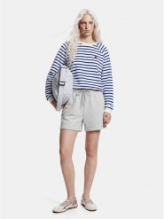 Pieces Bluza "Greta" w kolorze biało-niebieskim rozmiar: L. Niebieskie bluzy Pieces, l, bez wzorów, bez kaptura. Za 149.95 zł.