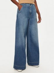 BOSS Jeansy Zehyrus 50528820 Niebieski Wide Leg. Niebieskie jeansy Boss, bez wzorów. Za 649.99 zł.