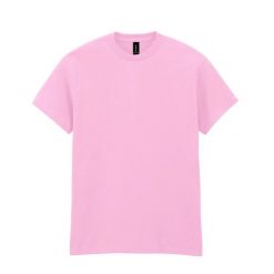 Ciężka Bawełniana Koszulka Unisex Dla Dorosłych. Czerwone bluzki GILDAN, xl, bez wzorów, z bawełny, sportowe, bez kołnierzyka, bez ramiączek. Za 37.99 zł.
