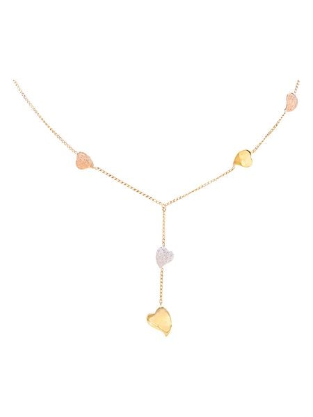 Diamant Exquis Złoty naszyjnik z elementami ozdobnymi - dł. 42 cm rozmiar: onesize. Szare naszyjniki Diamant Exquis, złote. Za 1,399.06 zł.